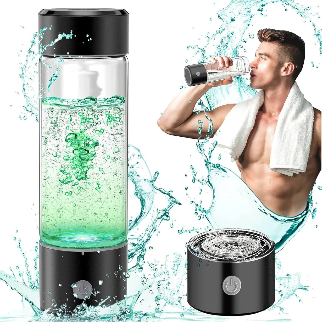 Hydroxy™ - Hydrogen Rich Water Bottle - Goods Grind - Stay Active Live Fully